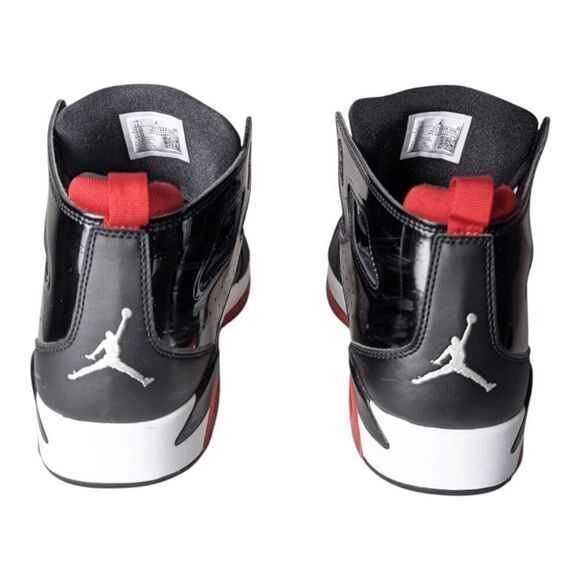 NIKE Air Jordan Flight Club 91 "Black University Red" Sneakers Size 12 - Picture 5 of 11